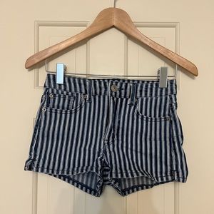 2 American Eagle Striped Shorts
